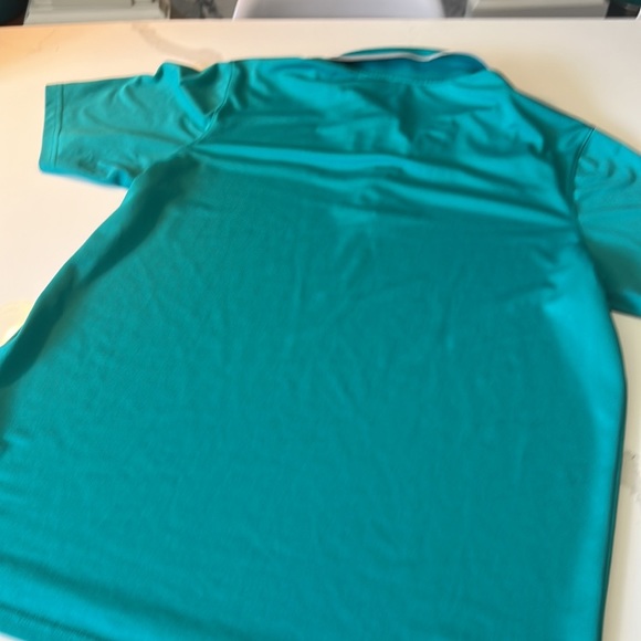 Turquoise OAKLEY Golf Shirt.  Size Large. - Picture 7 of 10
